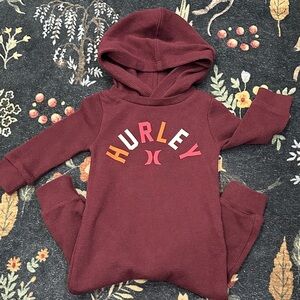 Hurley Kids Maroon Hoodie